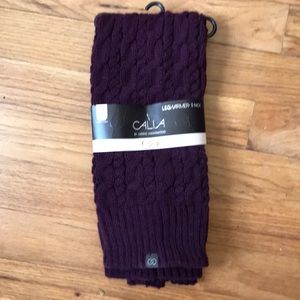 Calia Gothic Plum Leg Warmers